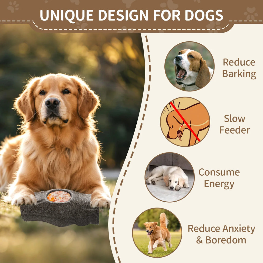 Freezable Treat Dispenser Dog Toy with Freezer Tray – Interactive Enrichment Toy That Keeps Dogs Busy